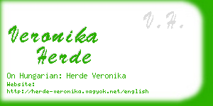 veronika herde business card